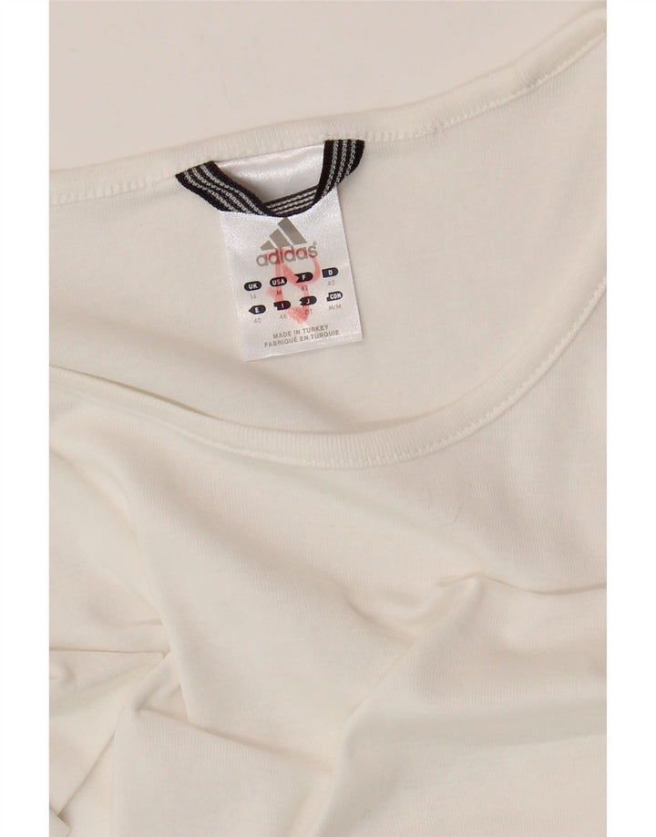 Adidas T-Shirt Femme Top EU 38 Coton Rouge Moyen