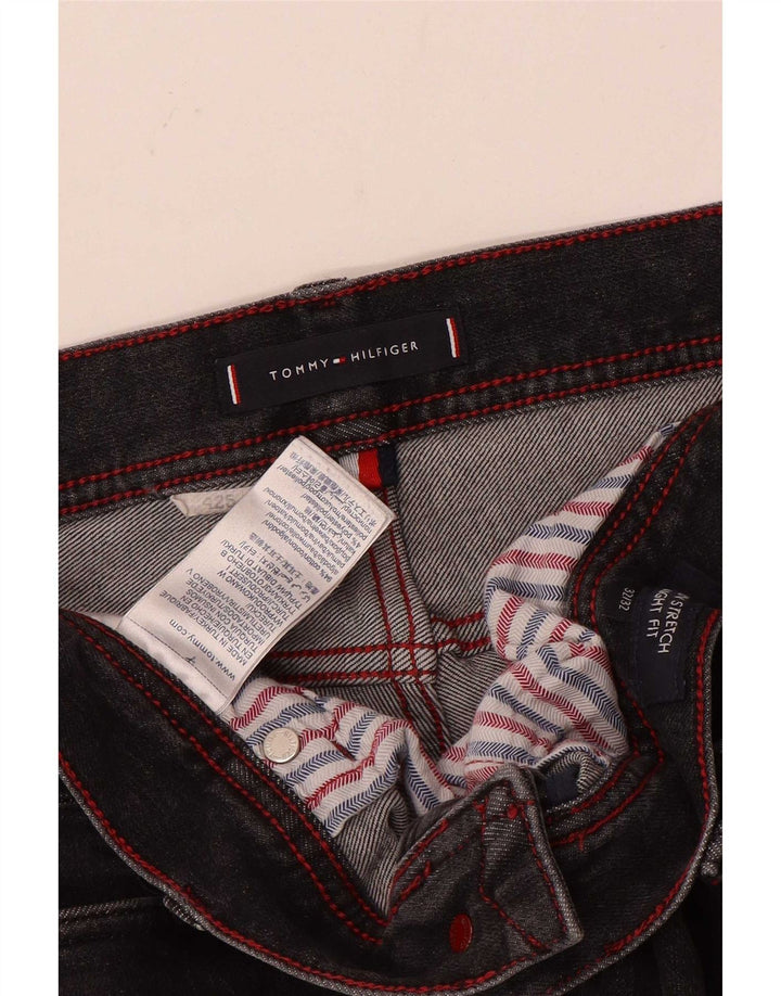 Tommy Hilfiger Mens Straight Jeans W32 L29 Grey Cotton