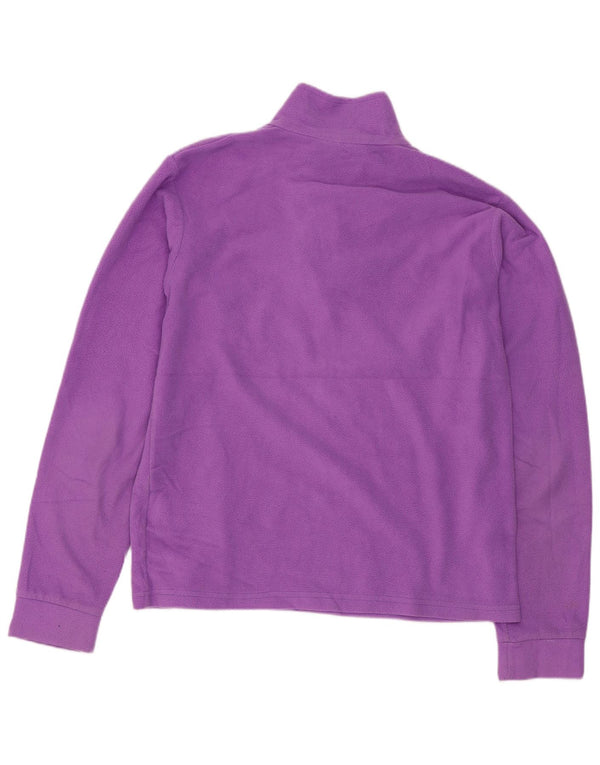 Mountain Warehouse Girls Zip Neck Fleece Jumper 12-13 Years Purple