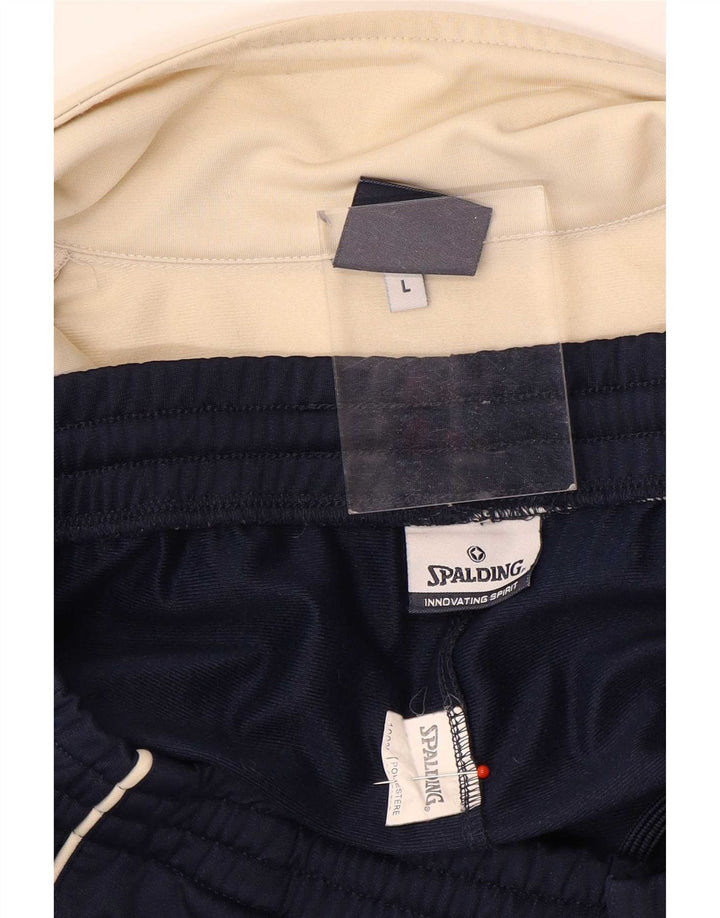 Tuta intera da uomo Spalding Large Beige Colourblock Poliestere
