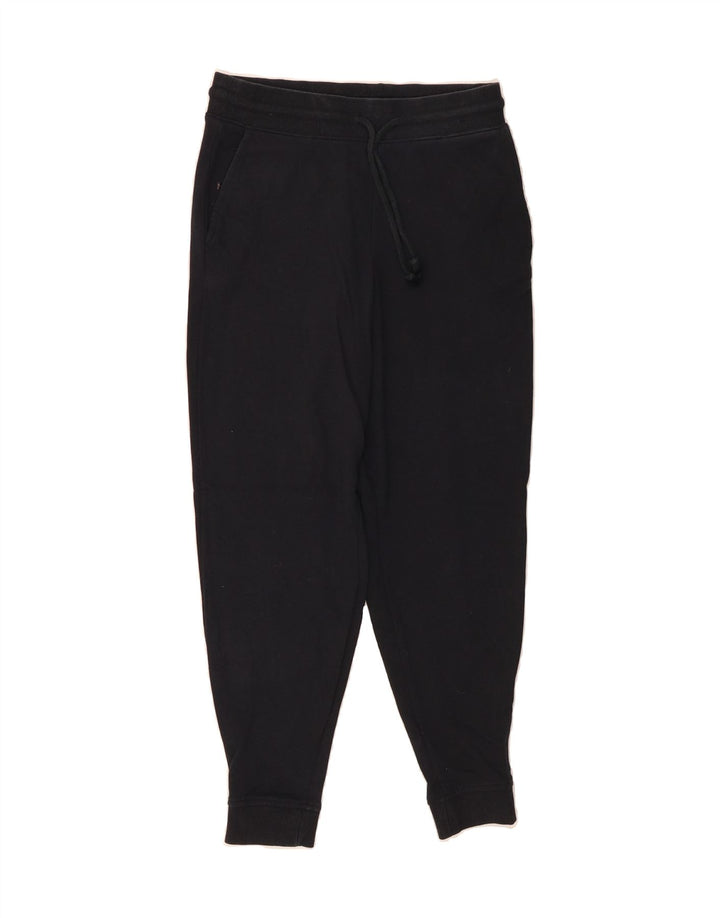 MARKS & SPENCER Womens Tracksuit Trousers Joggers UK 10 Small  Black Vintage Marks & Spencer and Second-Hand Marks & Spencer from Messina Hembry 