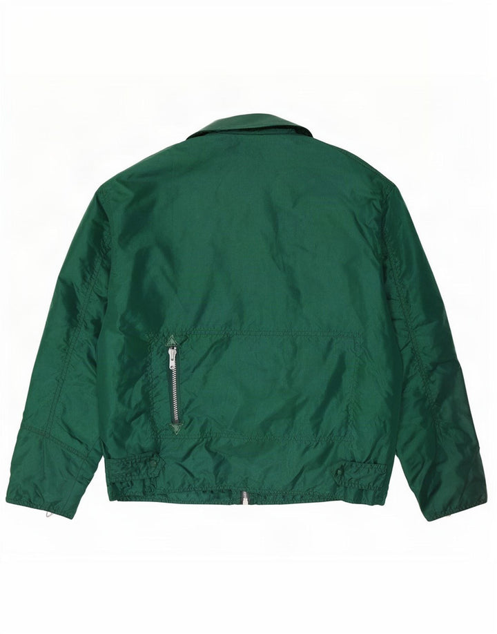 Vintage Ανδρικό Bomber Jacket UK 40 Large Green Nylon