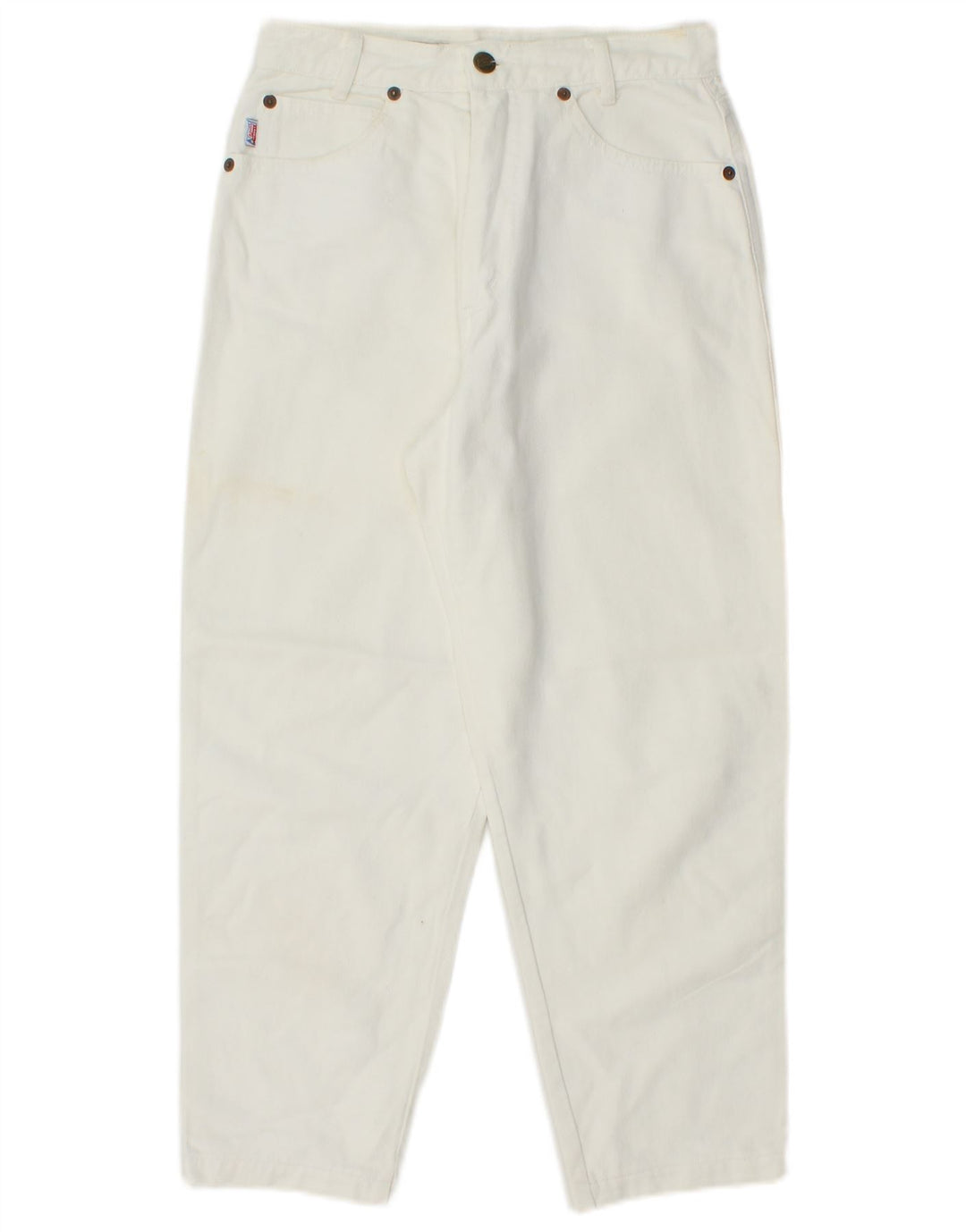 Calça feminina ENRICO COVERI W26 L23 algodão branco