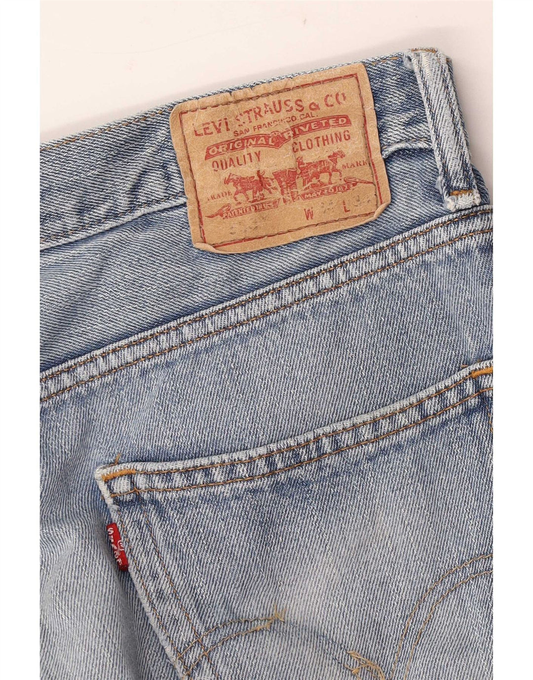 Levi's Mens 550 Relaxed Fit Straight Jeans W34 L34 Blue