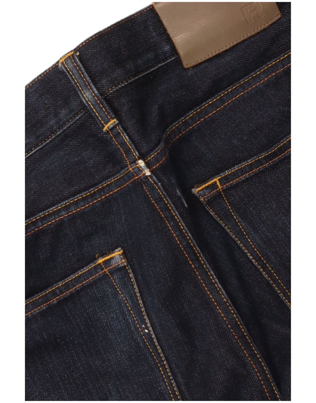 Reiss Womens Slim Jeans W32 L30 Navy Blue Cotton