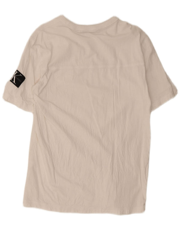 Calvin Klein Jeans Ανδρικό T-Shirt Top XL Λευκό