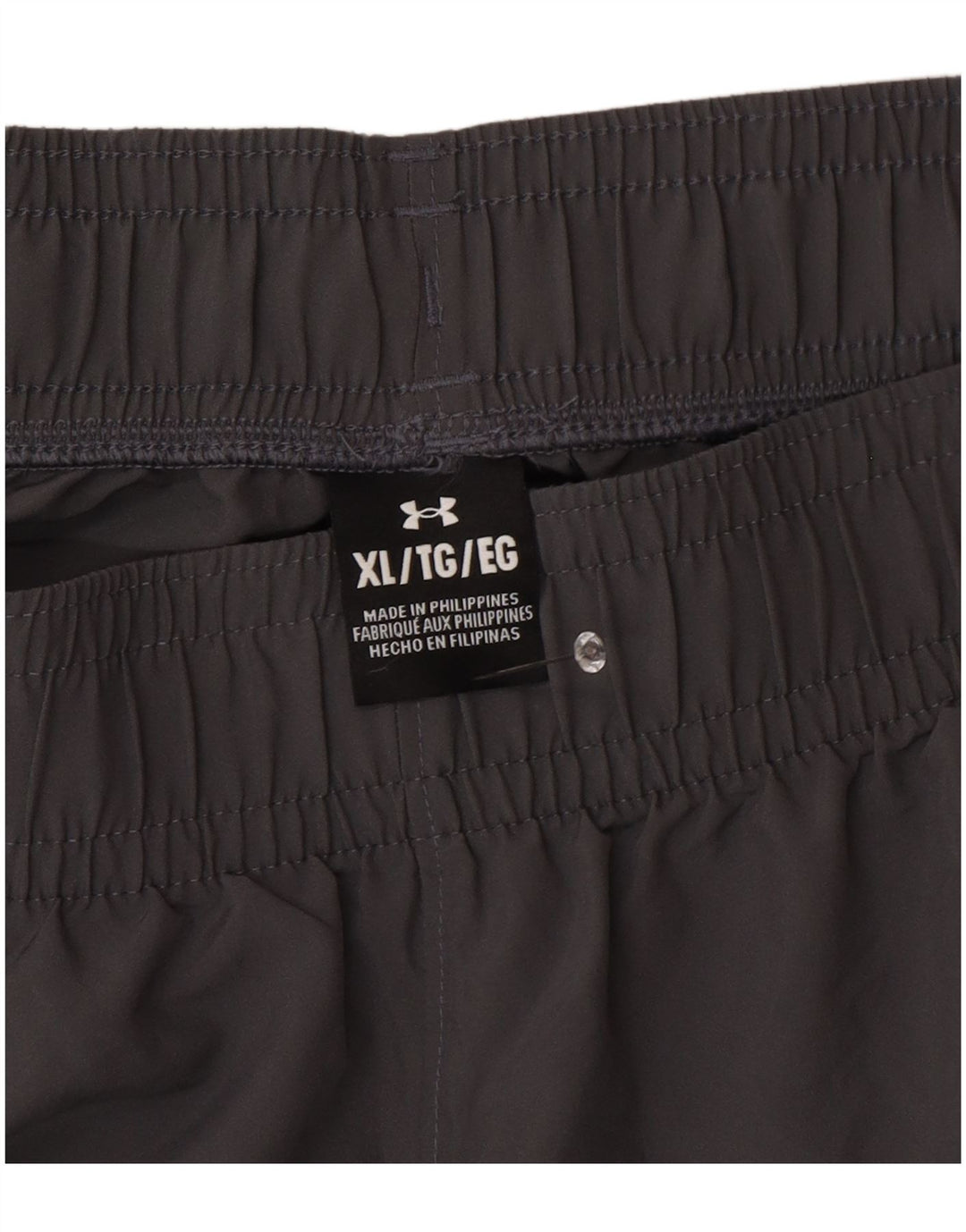 Under Armour Mens Graphic Regular Sport Shorts XL Grey Polyester