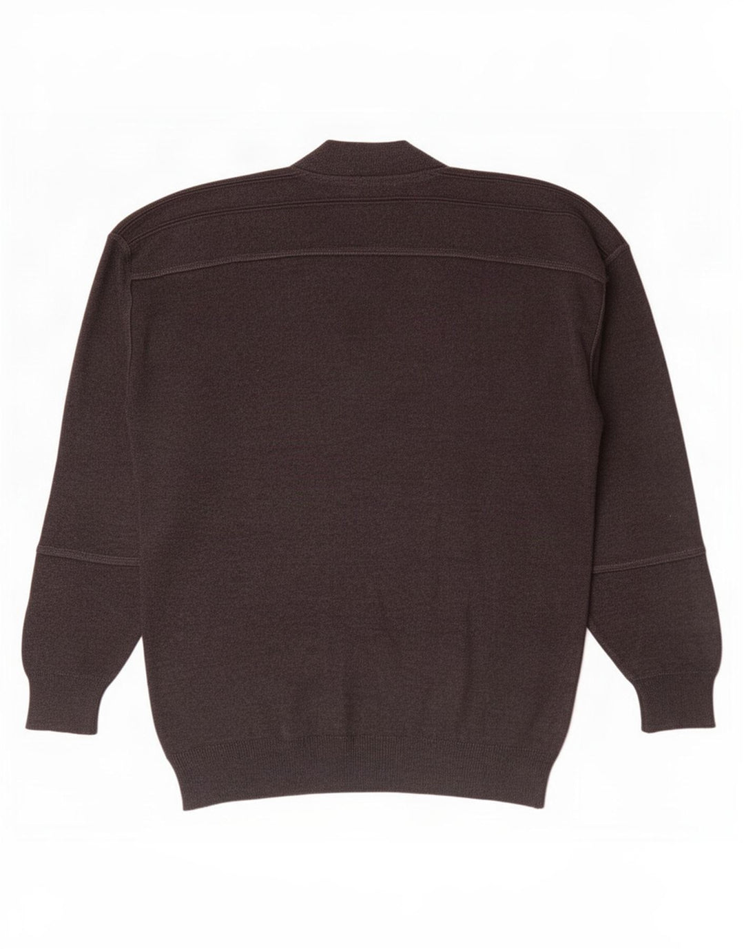 Maglione da uomo con scollo a V Il Granchio, grande, in lana grigia