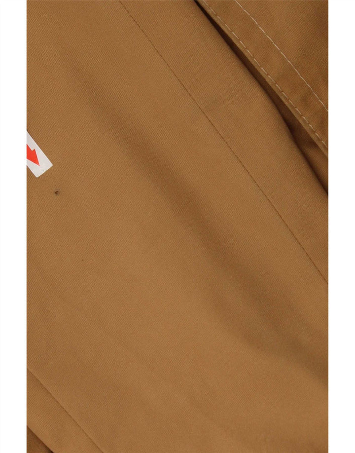 Vintage Mens Overcoat UK 40 Large Beige Cotton