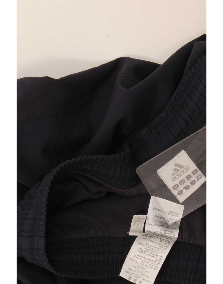 Adidas Pantalon de survêtement pour femme UK 16 Large Bleu Marine Polyester
