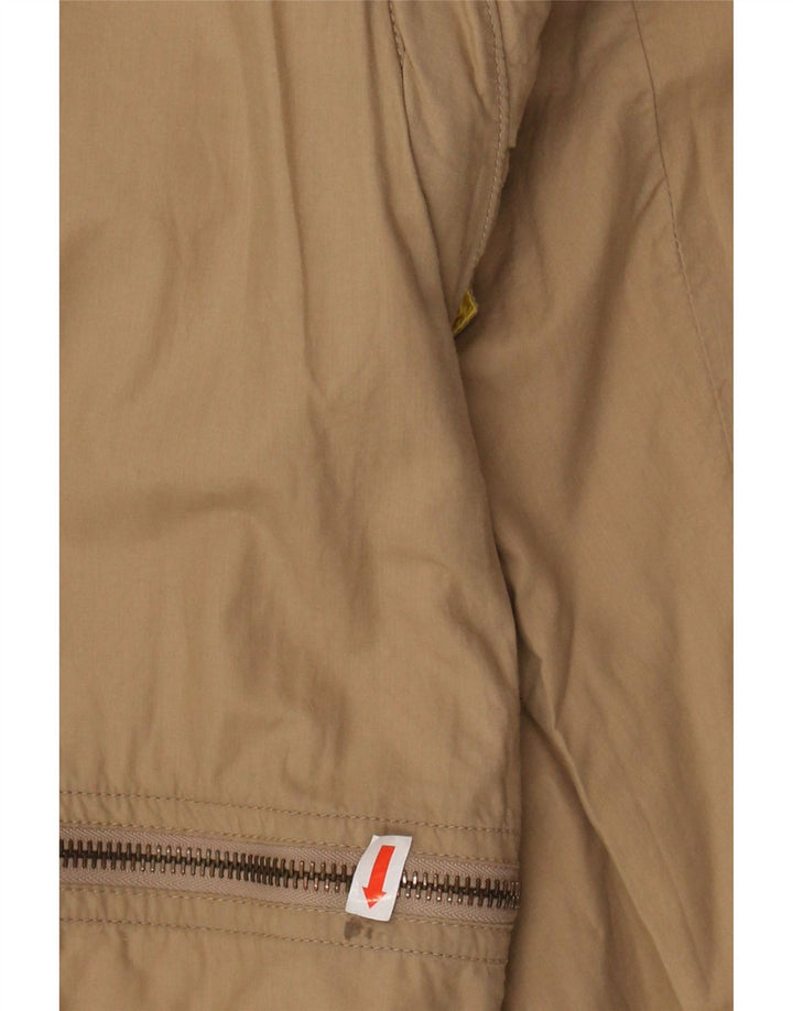 CIESSE PIUMINI Mens Utility Jacket IT 48 Medium Beige Cotton