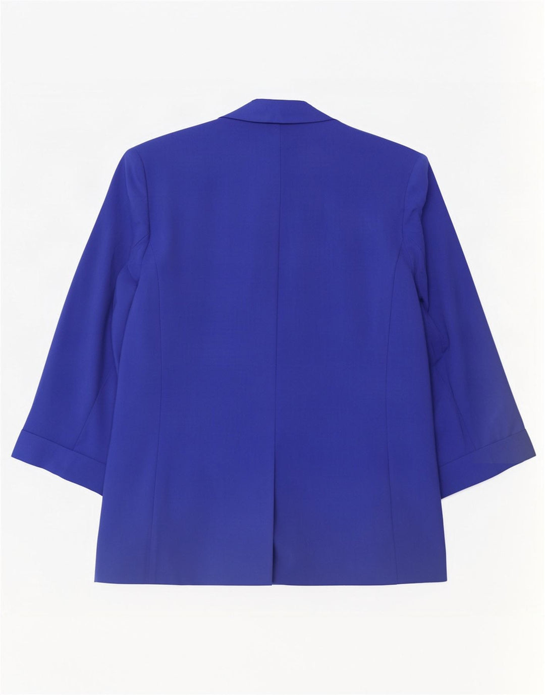 Marks & Spencer Dame 3/4 ærmet åben blazerjakke UK 20 2XL Blå