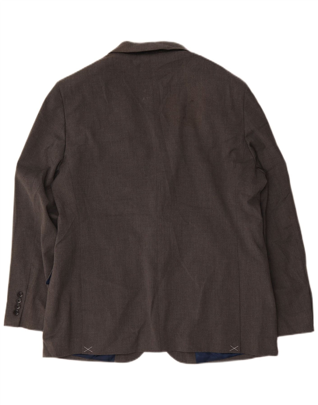 Мужской пиджак Nautica с 2 пуговицами, Великобритания 44, 2XL, серый полиэстер