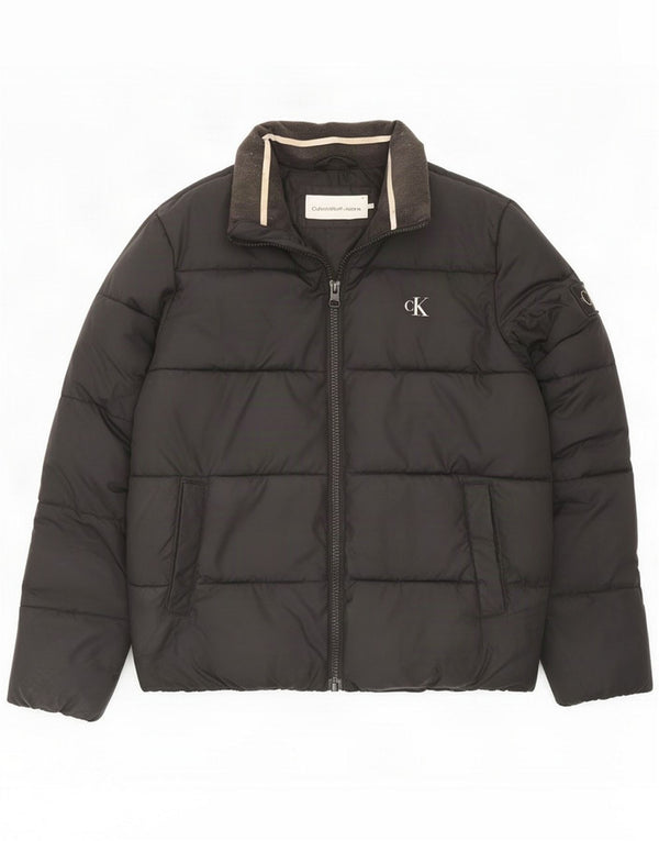 Calvin Klein Uomo Giacca imbottita UK 38 Medium Nero