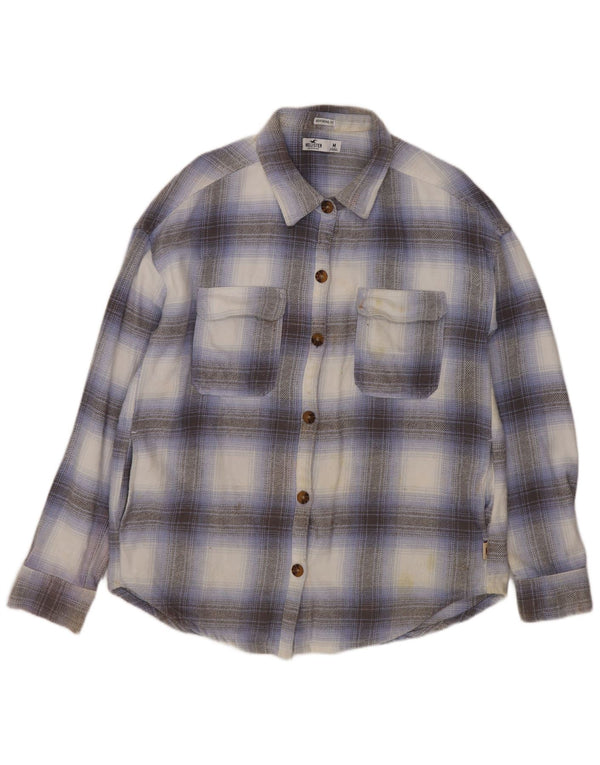 Camicia Hollister da donna in flanella con vestibilità Boyfriend, scozzese medio multicolore