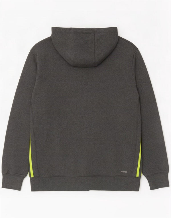 Ανδρικό πουλόβερ Adidas με φερμουάρ Hoodie Large Grey