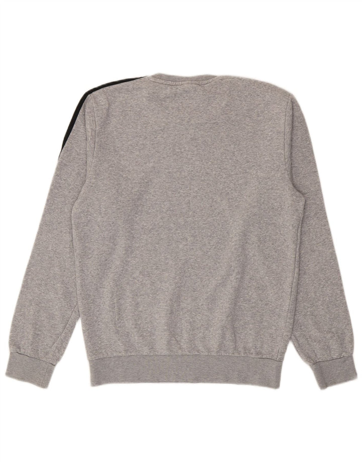 Adidas Mens Graphic Sweatshirt Jumper Small Grey Cotton