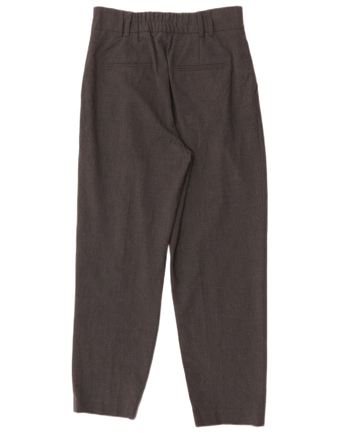Zara Womens Pegged Suit Trousers EU 36 XS W26 L26 Grey Polyester
