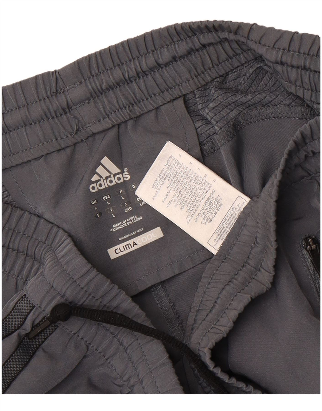 Adidas Mens Climacool Sport Shorts Large  Grey Colourblock Polyester