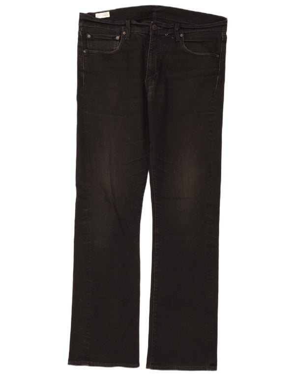 Jeans Bootcut da uomo Levi's W36 L34 cotone nero