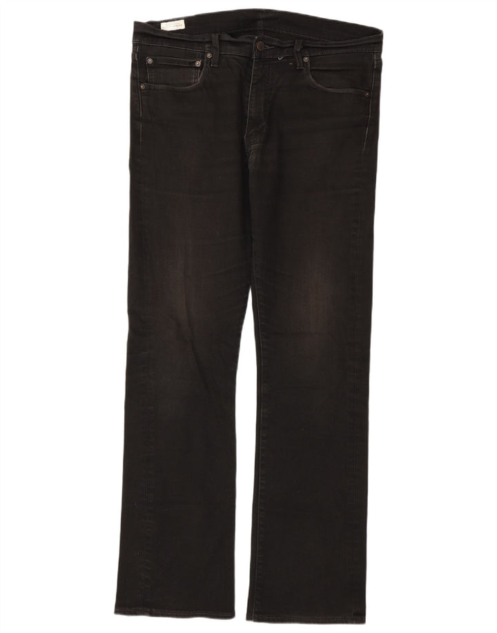 Jeans Bootcut da uomo Levi's W36 L34 cotone nero