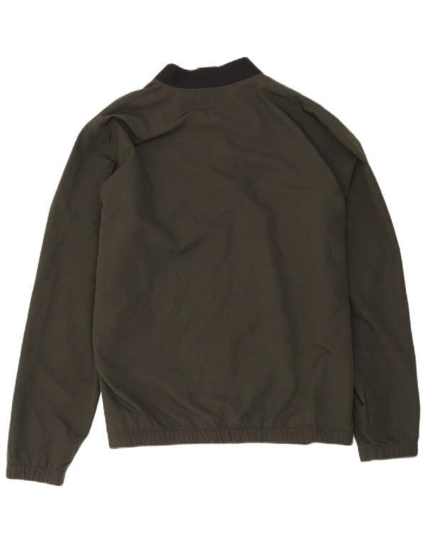 Under Armour Mens Graphic Bomber Jacket UK 40 Large Khaki