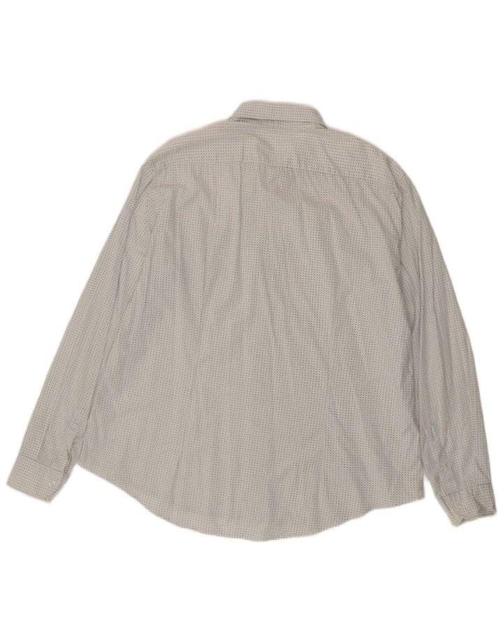 CARRERA Mens Shirt 2XL White Spotted