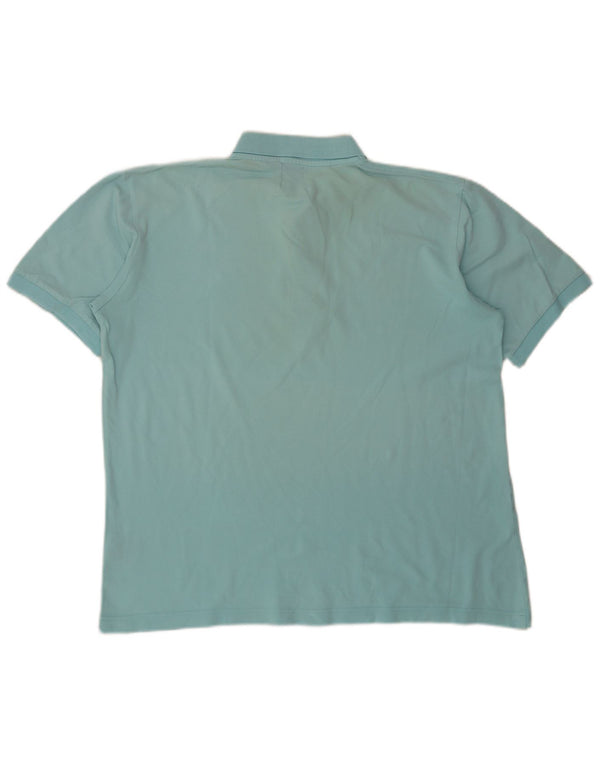 Kappa Mens Polo Shirt XL Turquoise Cotton