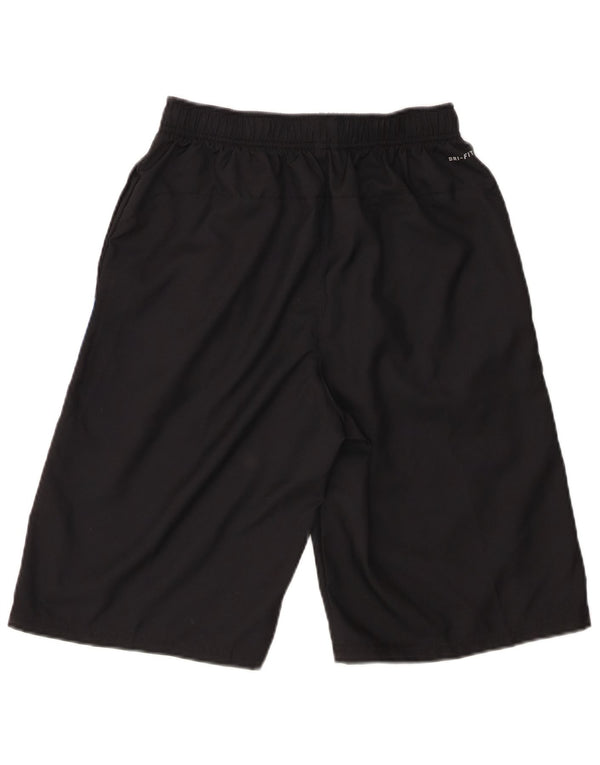 Αθλητικό σορτς Nike Boys Dri Fit 13-14 ετών XL μαύρο πολυεστέρα