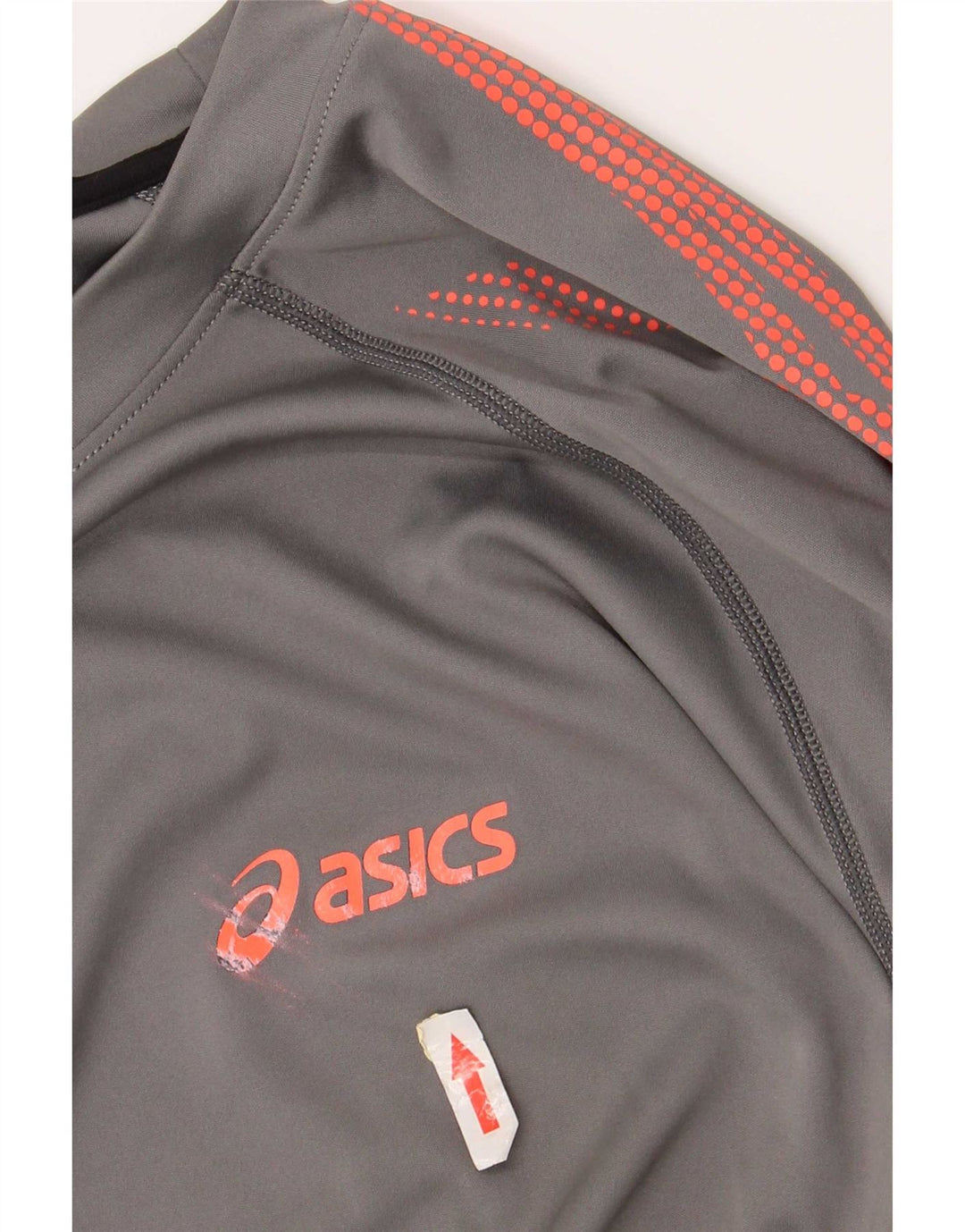 Asics Herre Grafisk T-Shirt Top XL Grå Polyester Sports