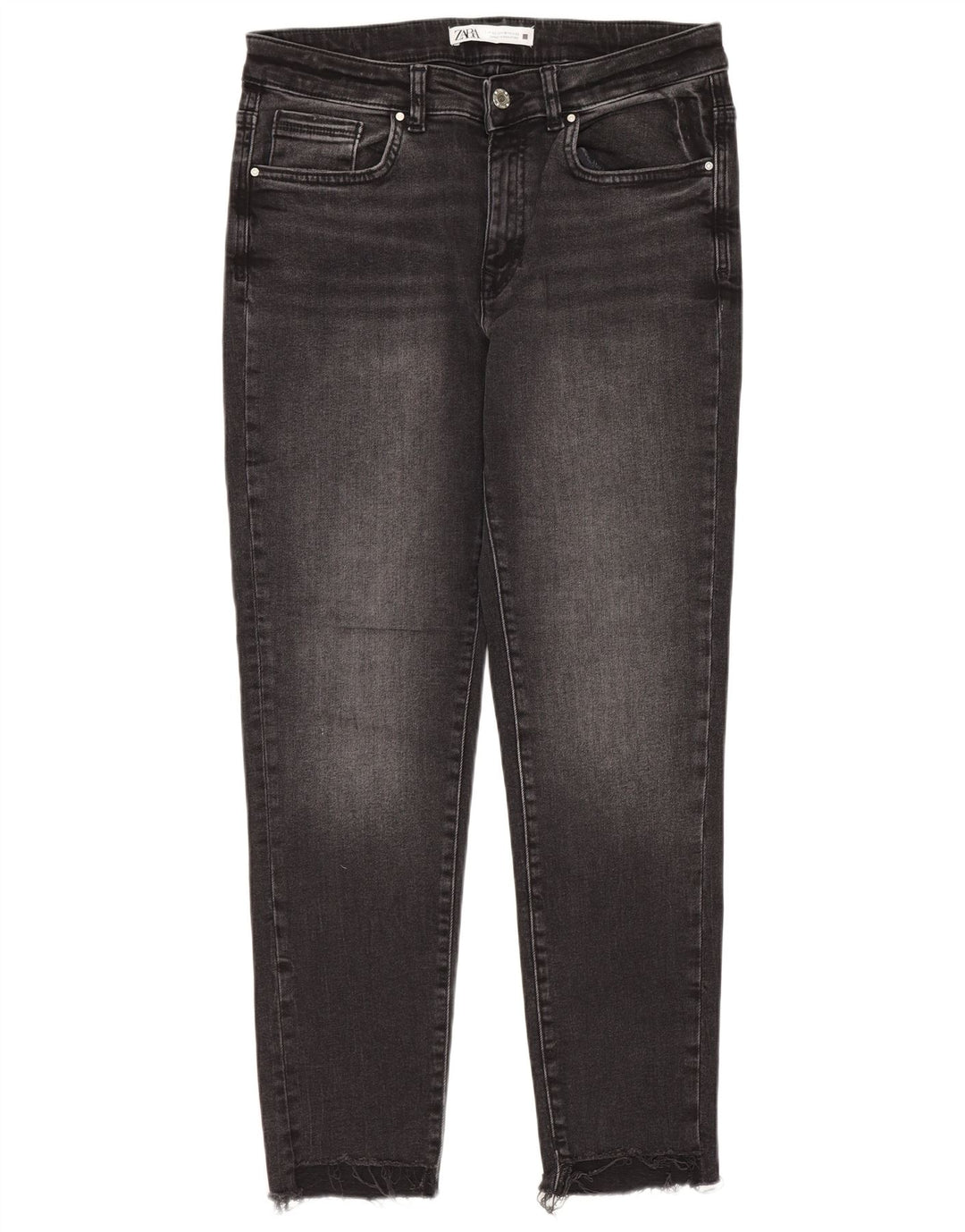 ZARA Womens Slim Jeans EU 42 Large W32 L27 Black