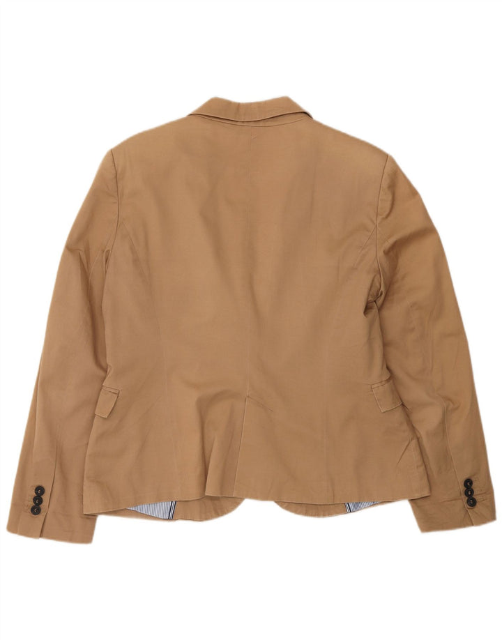 Giacca blazer da donna a 1 bottone Zara UK 18 XL Beige