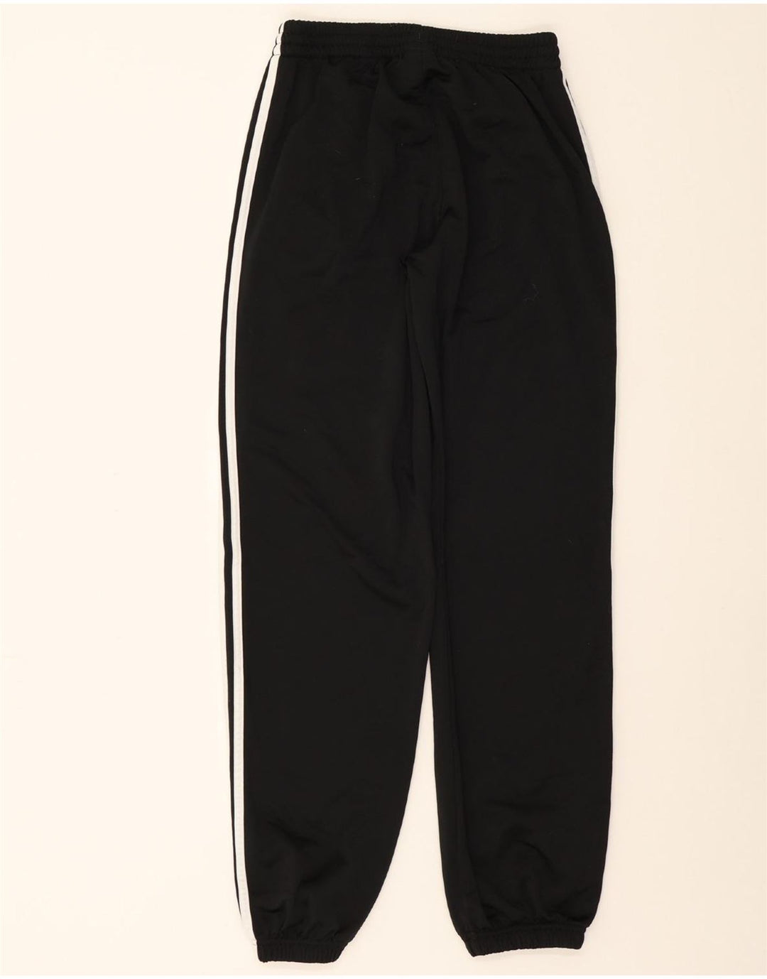 ADIDAS Boys Tracksuit Trousers Joggers 15-16 Years  Black Polyester