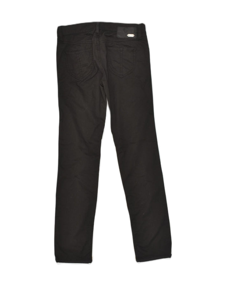 DIESEL Womens Zivy Straight Casual Trousers W26 L29 Black Cotton | Vintage Diesel | Thrift | Second-Hand Diesel | Used Clothing | Messina Hembry 