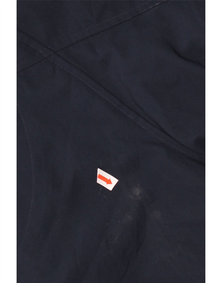 Adidas Mens Graphic Tracksuit Top Jacket Large Navy Blue Polyester