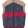 Ellesse Mens Padded Gilet IT 48 Medium Blue Colourblock Cotton