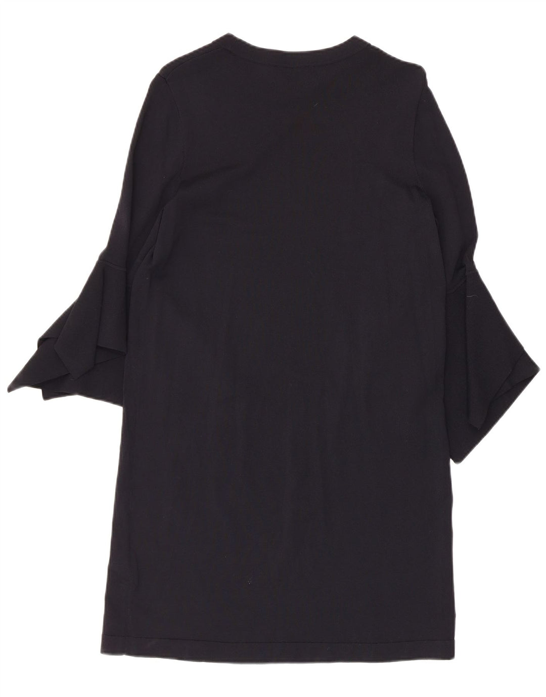 Cos Womens 3/4 Sleeve Shift Dress UK 10 Small Navy Blue