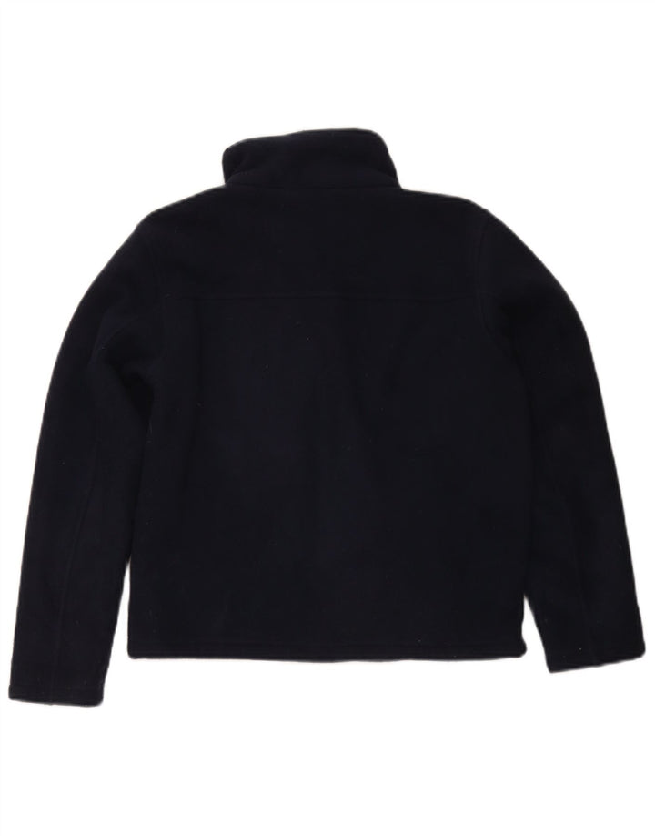 K-Way Boys Sherpa Fleece Jacket 11-12 Years Navy Blue Polyester
