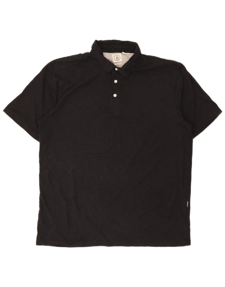 Męska koszulka polo Volcom XL, czarna, bawełniana