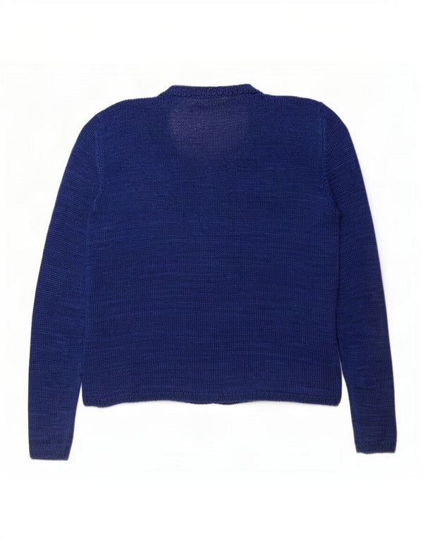 Claudio Ferretti Damen-Cardigan-Pullover UK 12 Mittelblau meliert
