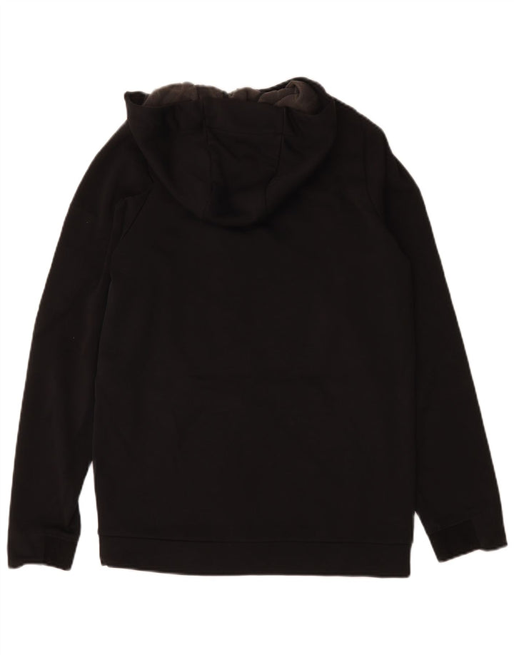 Nike Mens Zip Hoodie Sweater Small Black Polyester