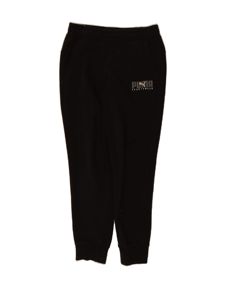 PUMA Mens Tracksuit Trousers Joggers Medium  Black Cotton Vintage Puma and Second-Hand Puma from Messina Hembry 