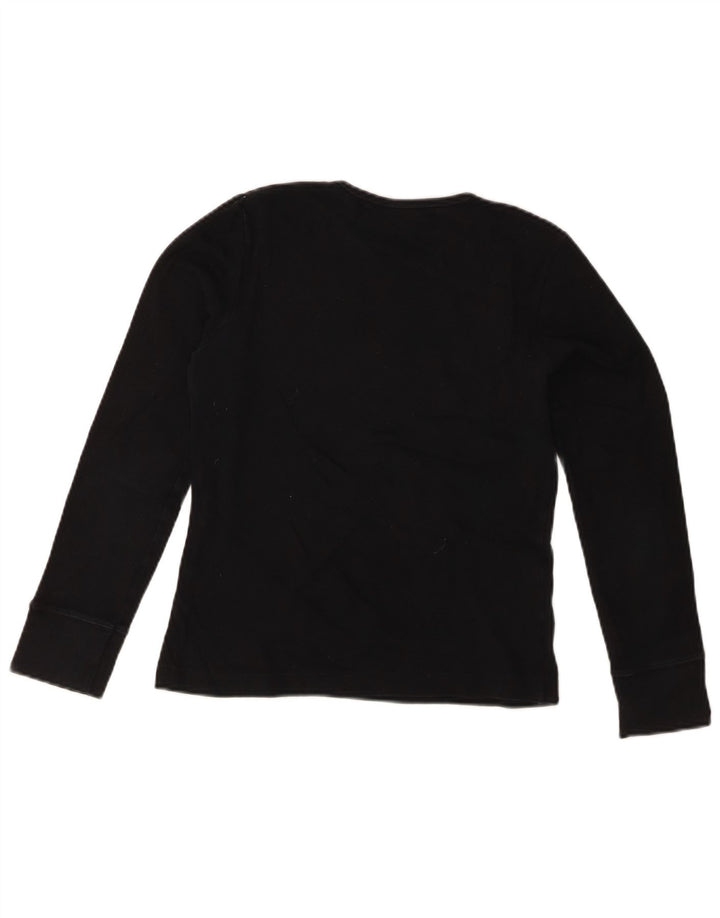 LEE Womens Sweatshirt Jumper UK 18 XL Black Cotton