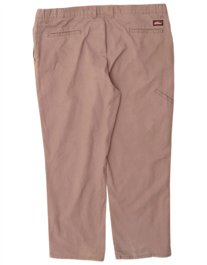 Calças Dickies Mens Straight Cargo W40 L30 Cinza Poliéster