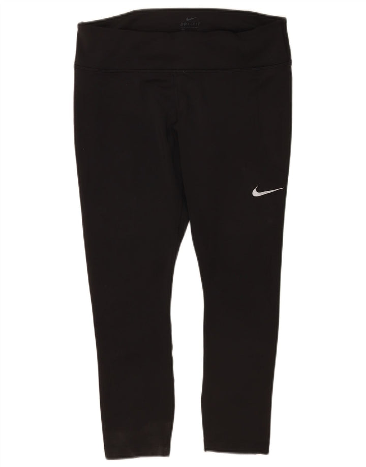 Женские леггинсы Nike UK 16, большие черные полиэстер