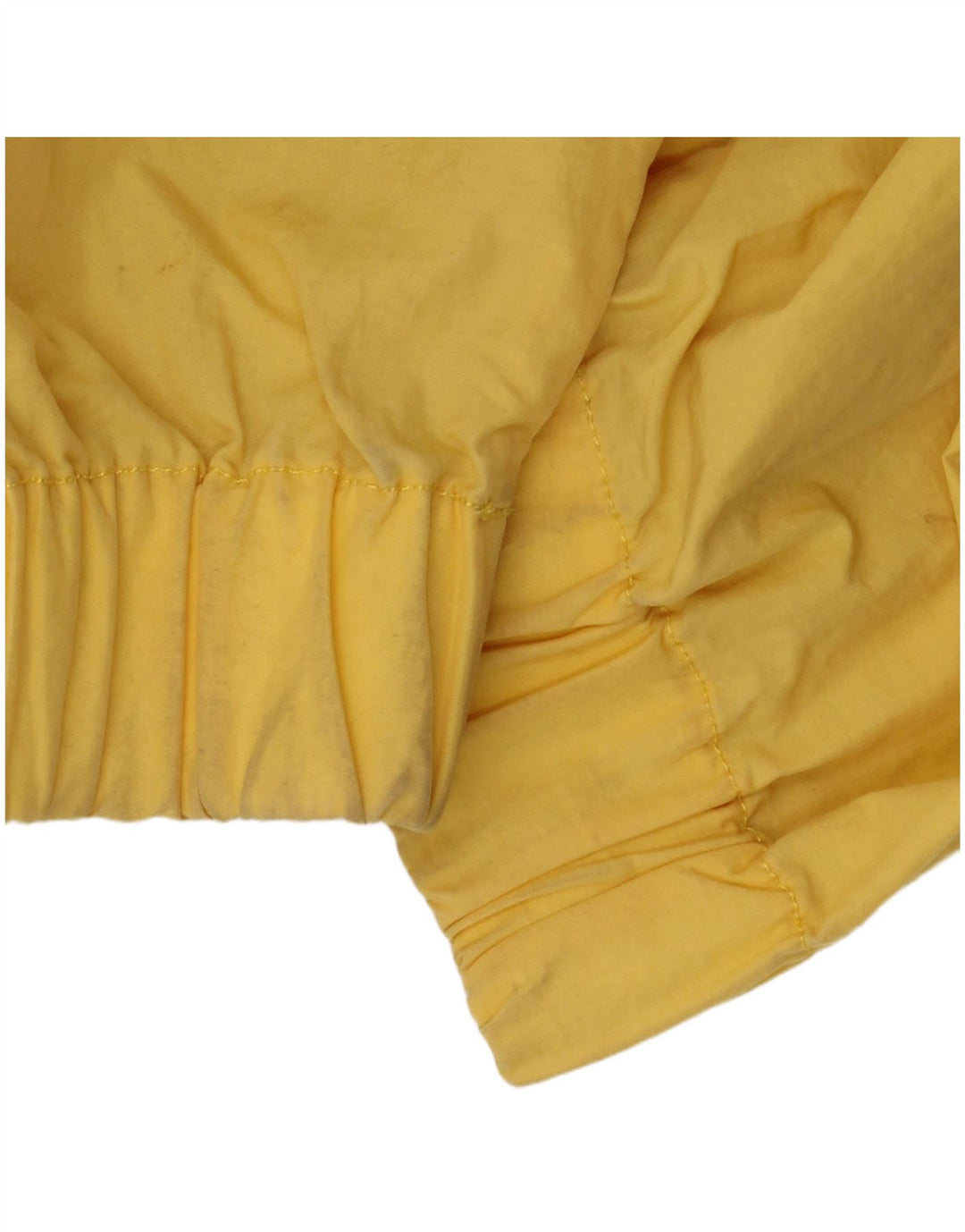 Tommy Hilfiger Mens Hooded Rain Jacket UK 38 Medium Yellow Nylon