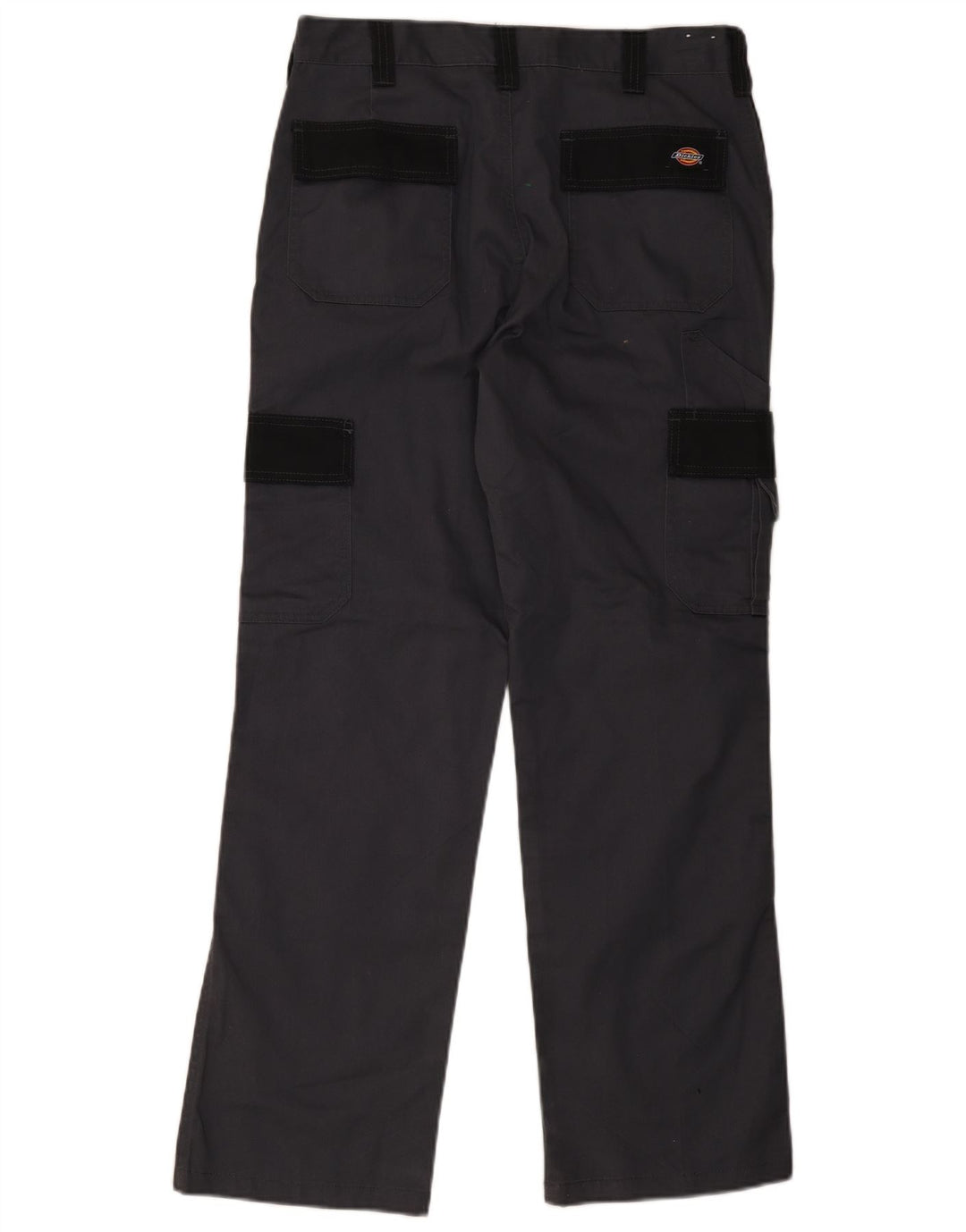 Dickies Mens Straight Cargo Trousers W32 L30 Grey Colourblock Polyester