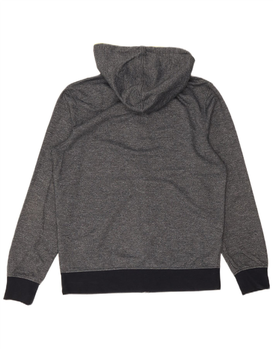 Jack & Jones Mens Zip Hoodie Sweater Medium Grey Flecked Cotton