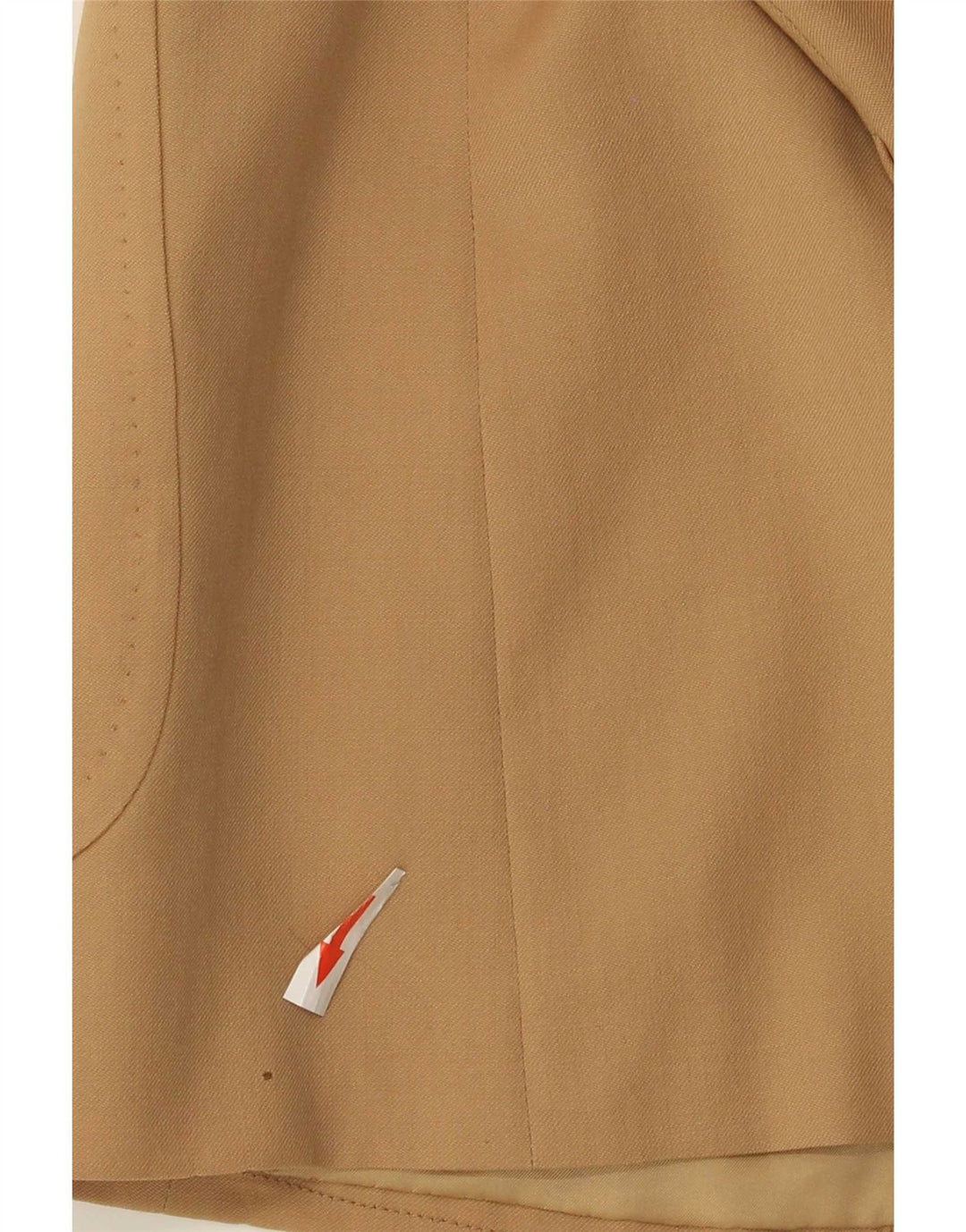 Vintage męski garnitur zapinany na 2 guziki UK 38 Medium W36 L29 beżowy