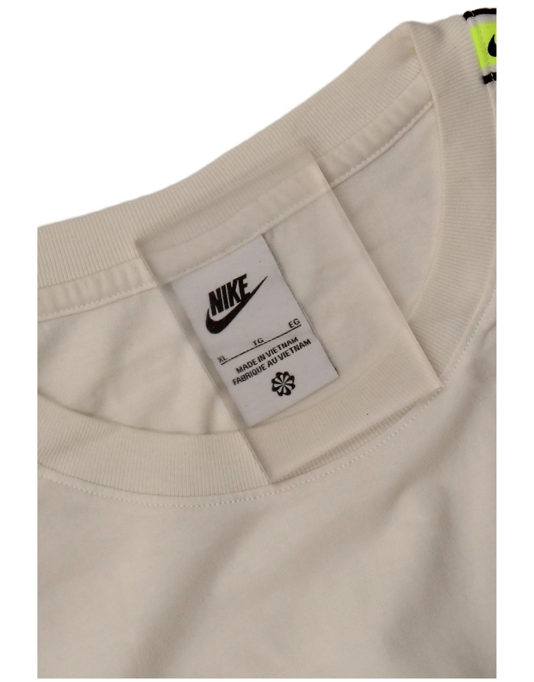 Nike Mens Graphic T-Shirt Top XL White Colourblock